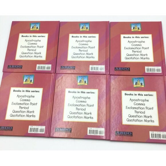 Punctuation Books Complete Set of 6 Mary Salzmann SandCastle Write On Series - Picture 8 of 11